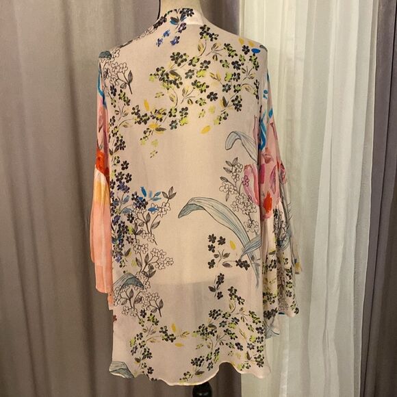 Saachi Floral Kimono Cardigan, one size - Picture 9 of 12